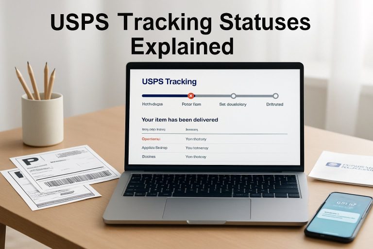 shipping label created usps awaiting item